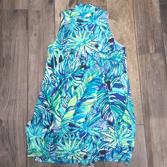 Favorite Lilly Pulitzer ❤️ Lyza Silk Dress Navy - Picture 8 of 8